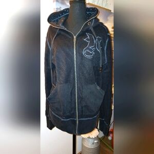 Hurley unisex zip up sweatshirt. Size L